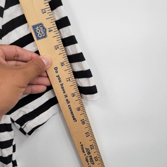 The Smurfs Embroidered Striped T-Shirt Short Sleeve Cotton Crewneck Medium Women - Picture 10 of 10